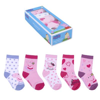 2200007756-Pack 5 calcetines "Peppa Pig" Cerdá
