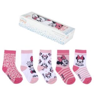 2200007754-Pack 5 Calcetines "Minnie Mouse" Cerdá