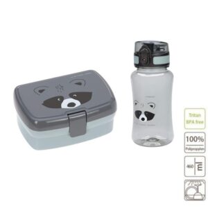 1210057250.jpg Fiambrera + Botella "Raccon" Lässig