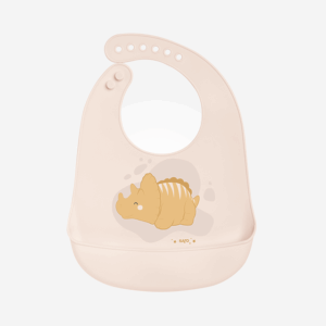 1662-dino.png Babero Silicona "Party Dinos" Saro