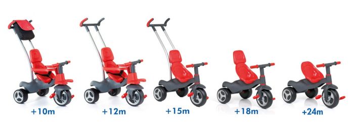 Triciclo Urban Trike Soft Rojo Molto - Imagen 3