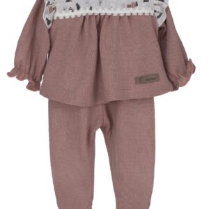 17751-Conjunto Polaina "Terra" rosa  Calamaro