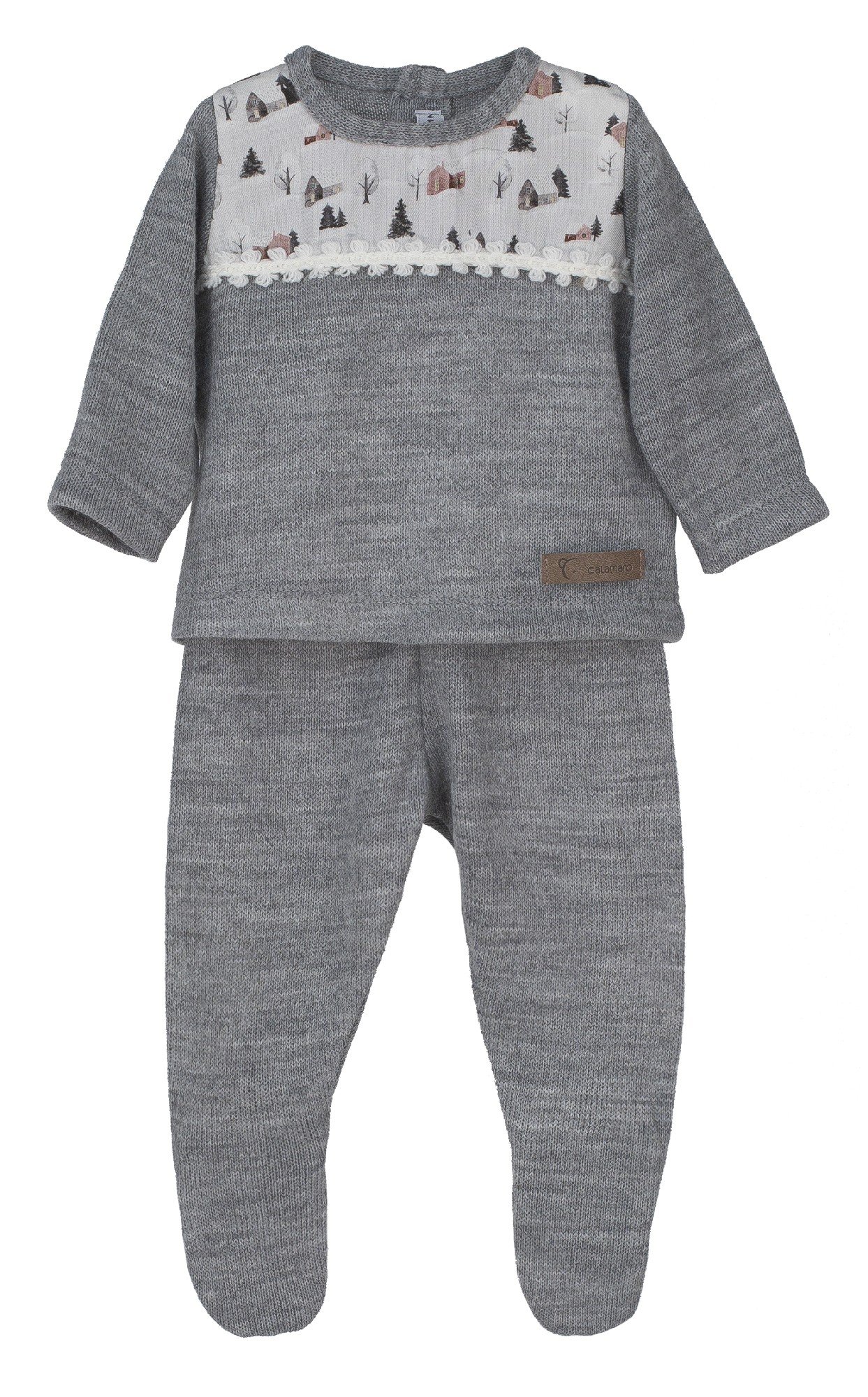 17752-Conjunto Polaina "Terra" gris Calamaro