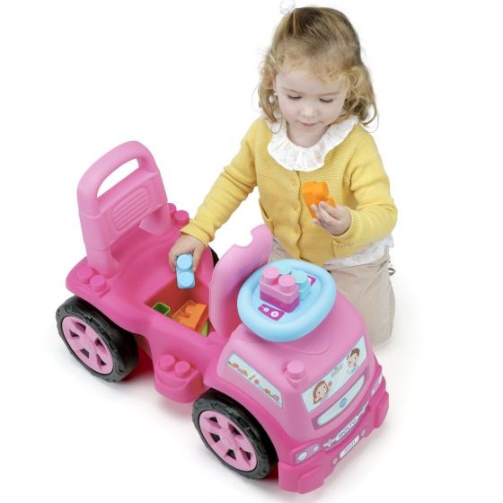 19221-Correpasillos Camión 3x1 rosa 10 Bloqes Moltó - Imagen 5