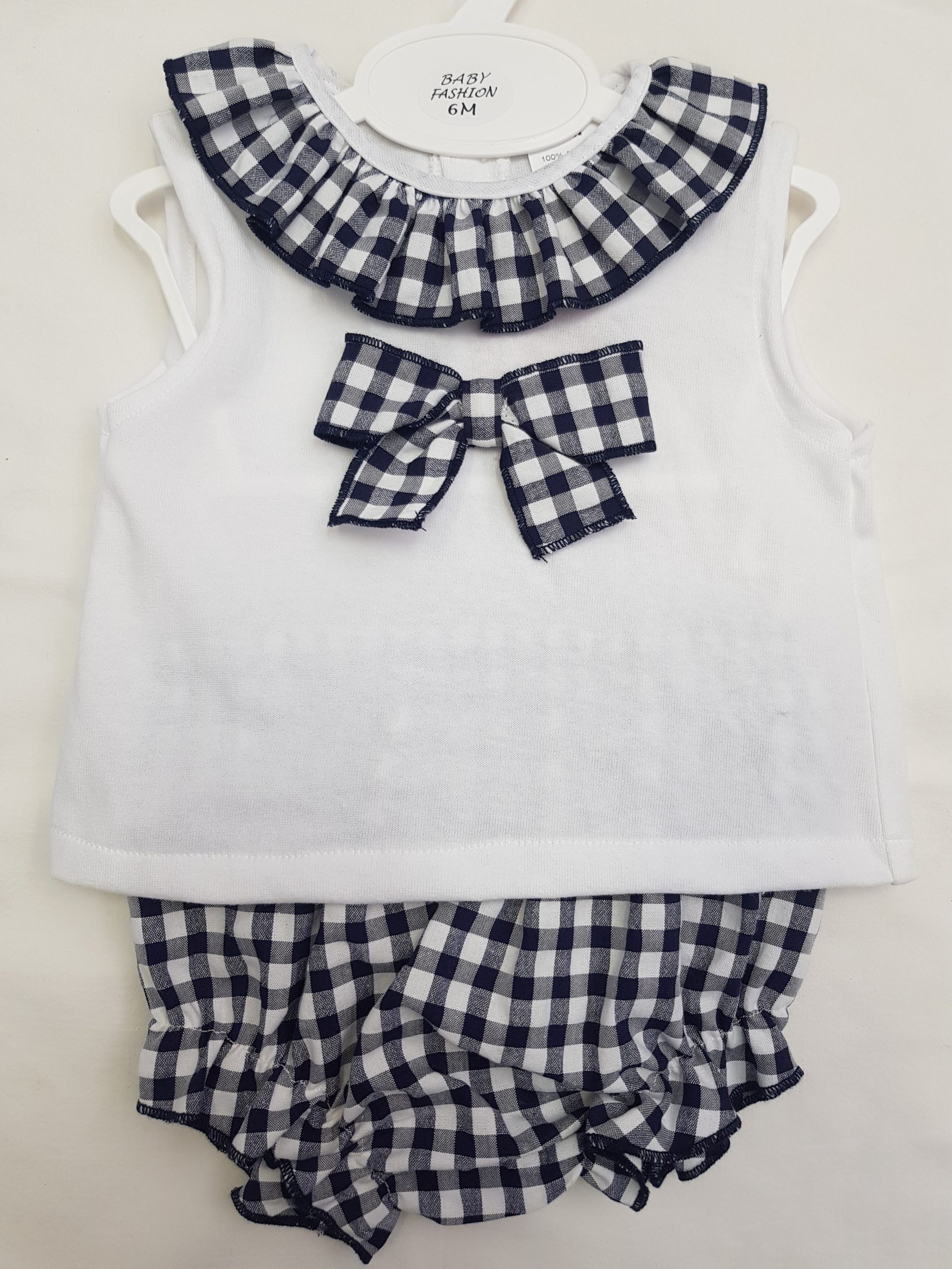 627.11-Conjunto Pololo Cuadros niña