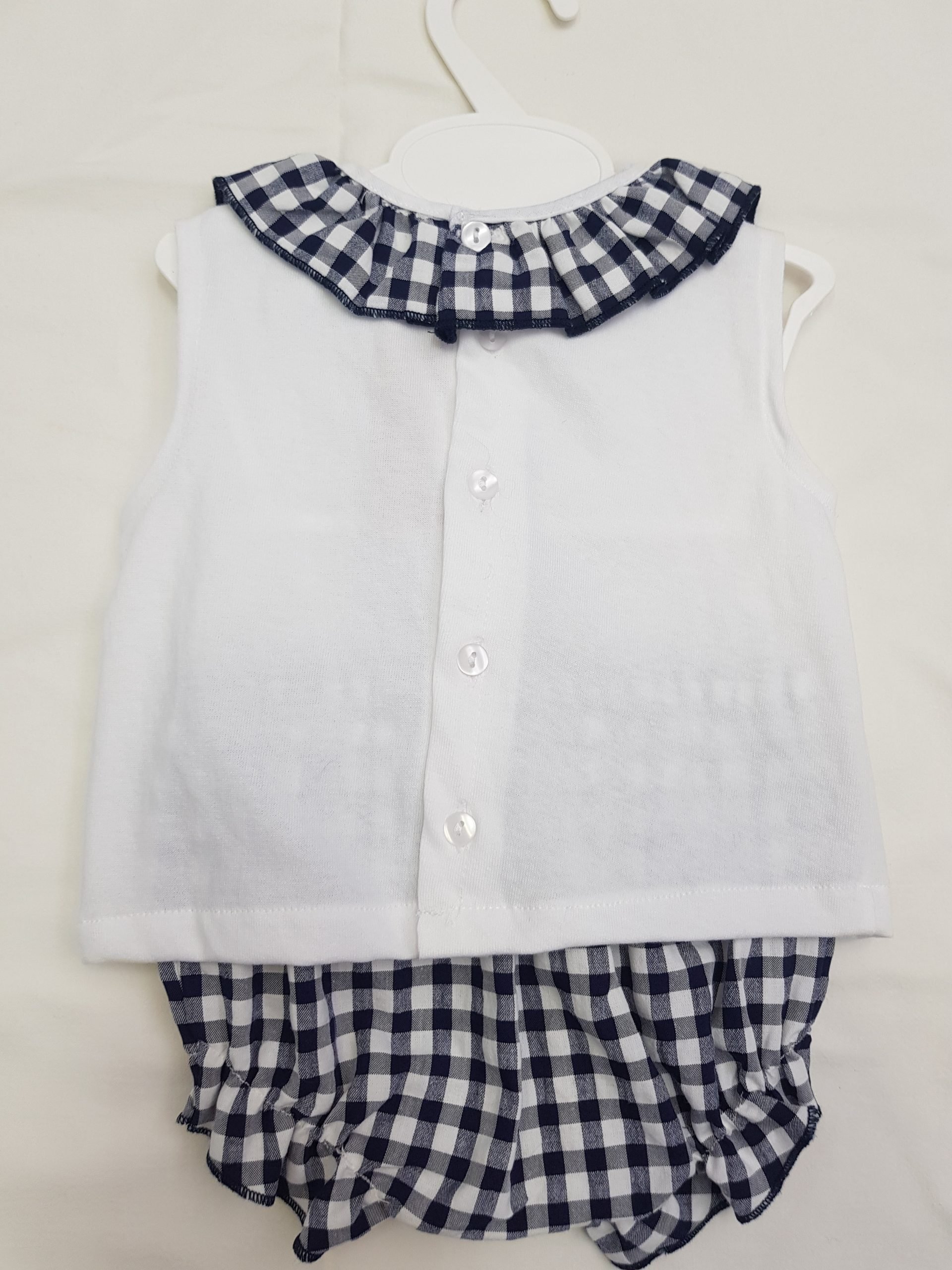 627.11-Conjunto Pololo Cuadros niña - Imagen 2