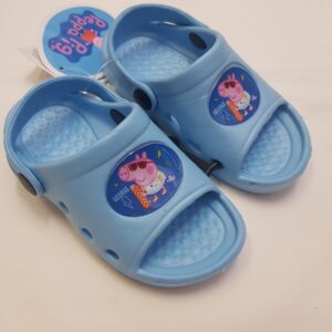 ZUECO ABIERTA PLAYA Y PISCINA AZUL "PEPPA PIG"