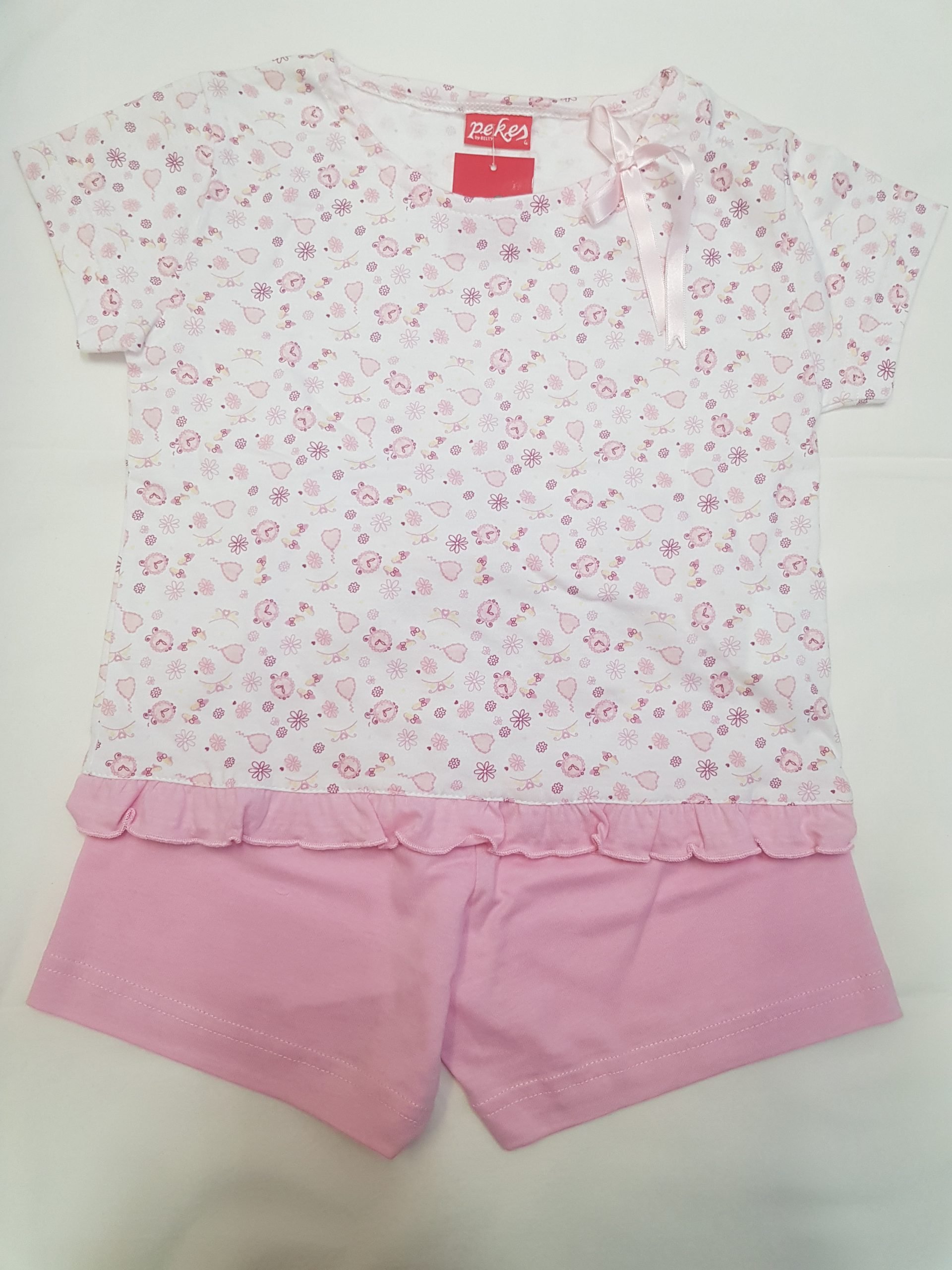 PIJAMA CORTO ROSA
