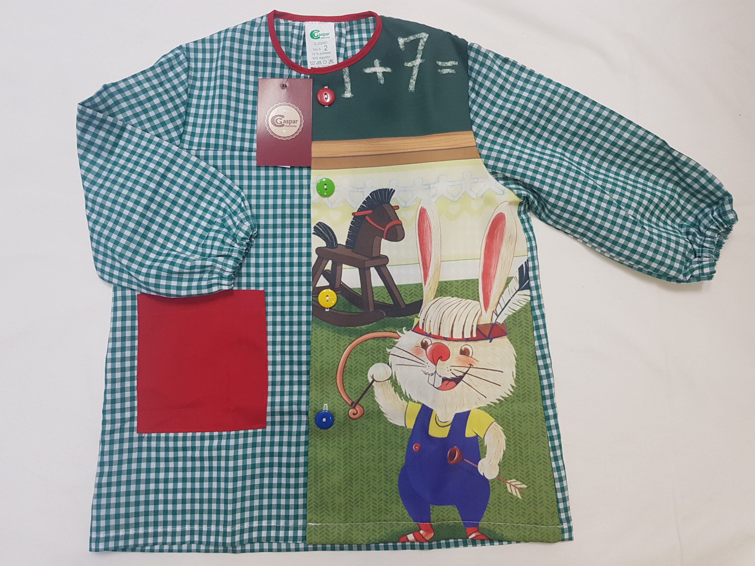 Baby Botones "Conejo" Verde