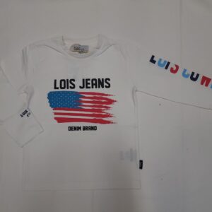 51716-Camiseta niño blanco Lois
