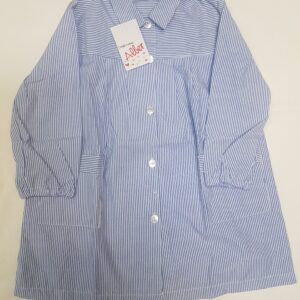 105-Babi Botones "Rayas" Azul