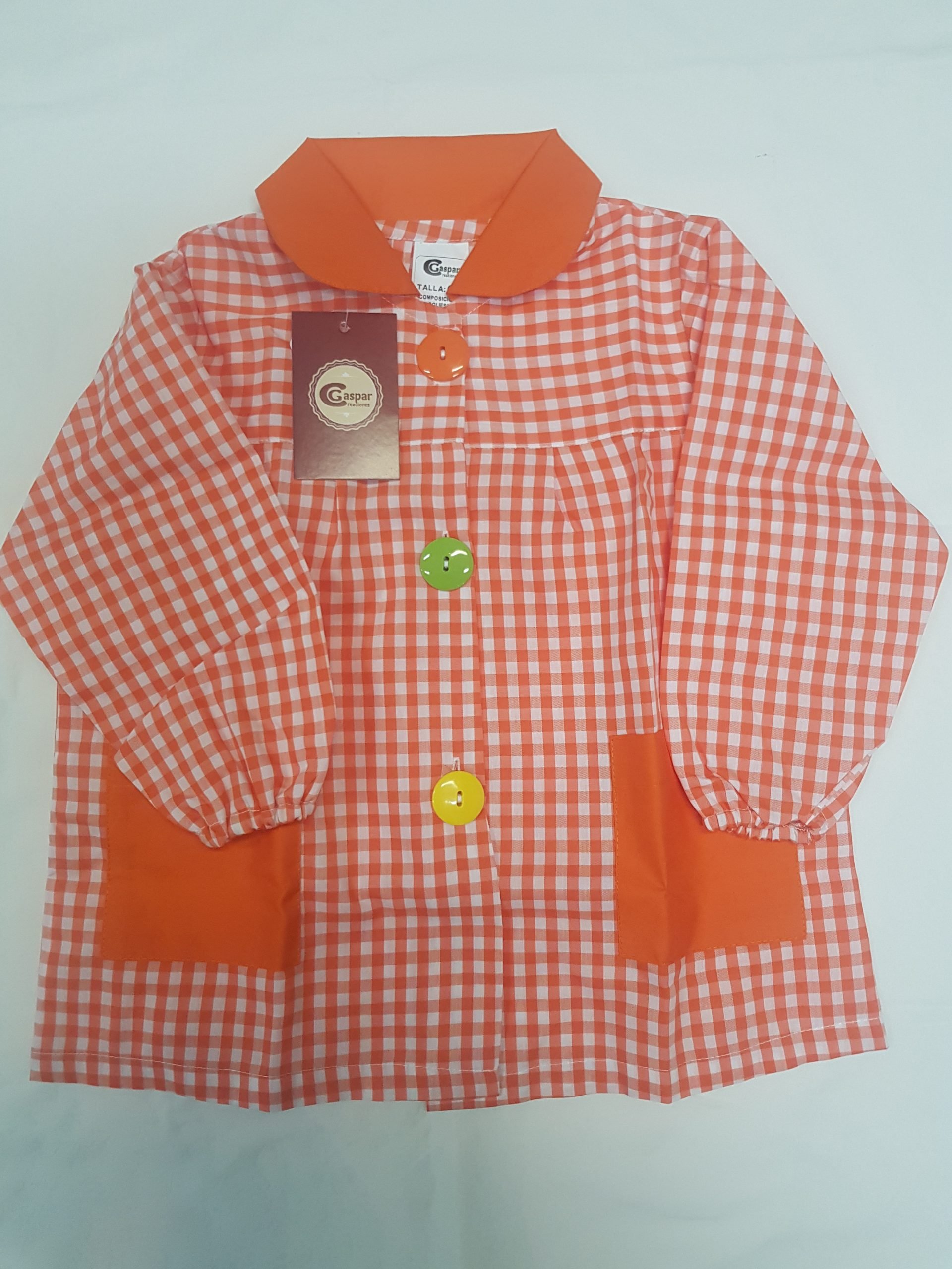 Babi Botones "Payaso" Naranja