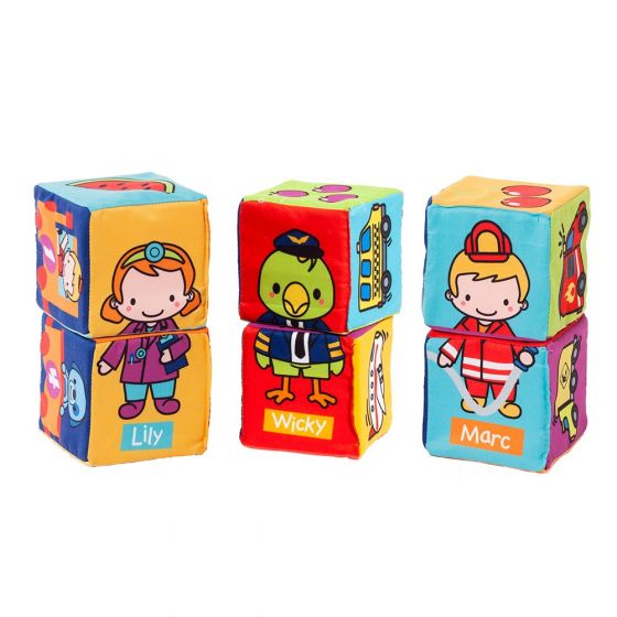 Bloques blandos tela Cubes & Fun Moltó - Imagen 2