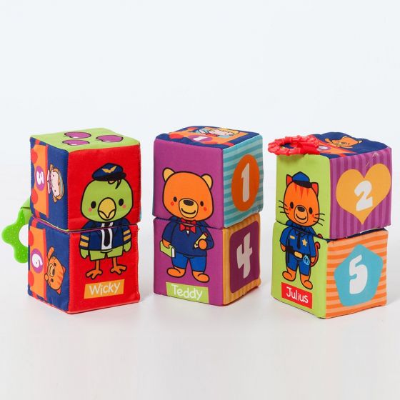 Bloques blandos tela Cubes & Fun Moltó - Imagen 3