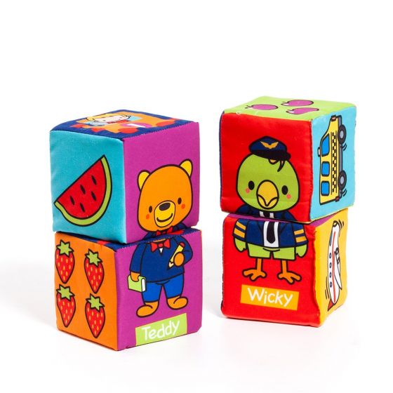 Bloques blandos tela Cubes & Fun Moltó - Imagen 7