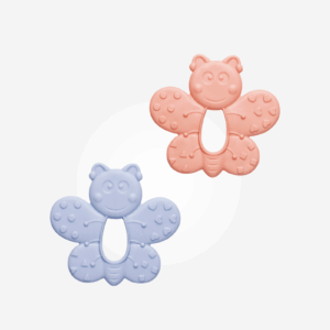 Mordedor Goma Animalitos "Mariposa" Saro