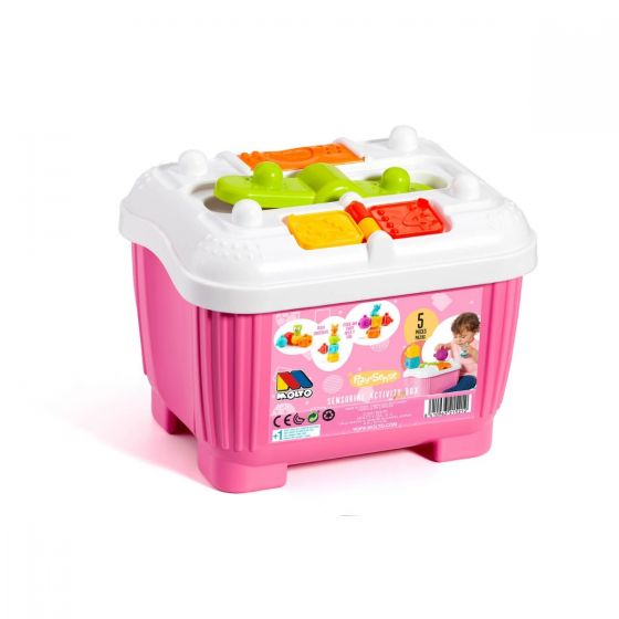 Caja actividades Play&Sense 5 piezas Molto Rosa