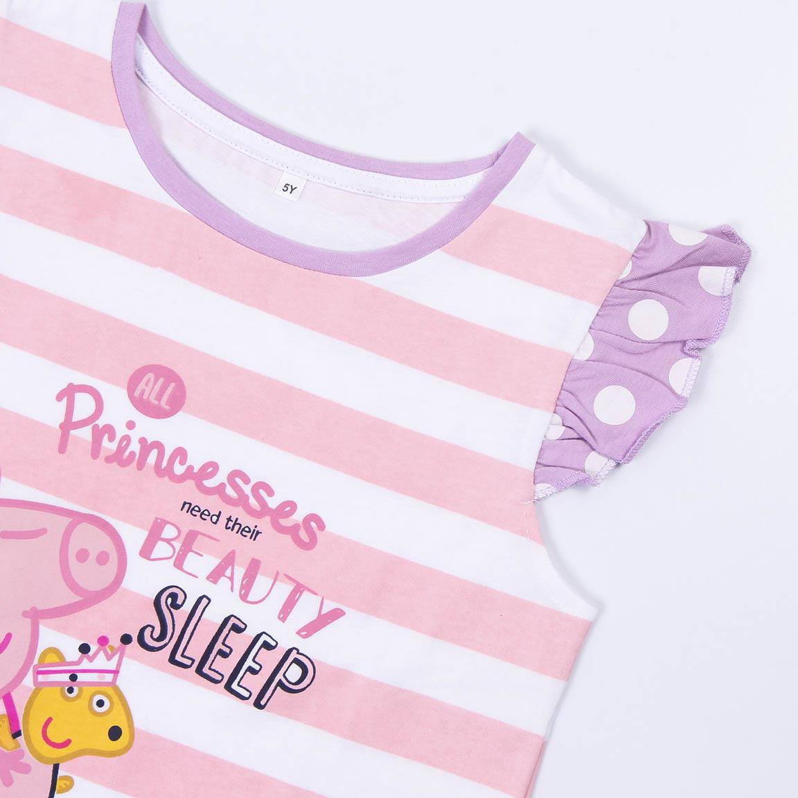 2200008878-Pijama corto single jersey tirantes "Peppa Pig" - Imagen 3