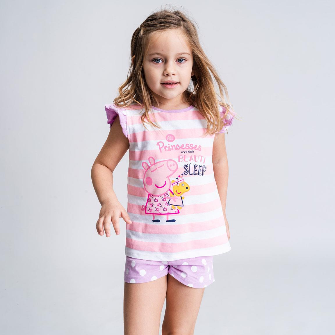 2200008878-Pijama corto single jersey tirantes "Peppa Pig" - Imagen 6