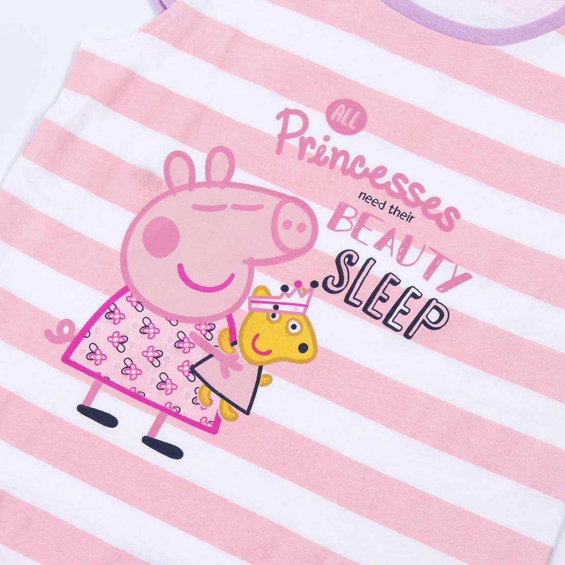 2200008878-Pijama corto single jersey tirantes "Peppa Pig" - Imagen 4