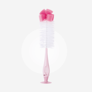 25803-Cepillo Limpia Biberón y Tetina rosa Saro