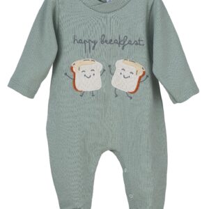 33004-Pelele "Breakfast" Mint Calamaro