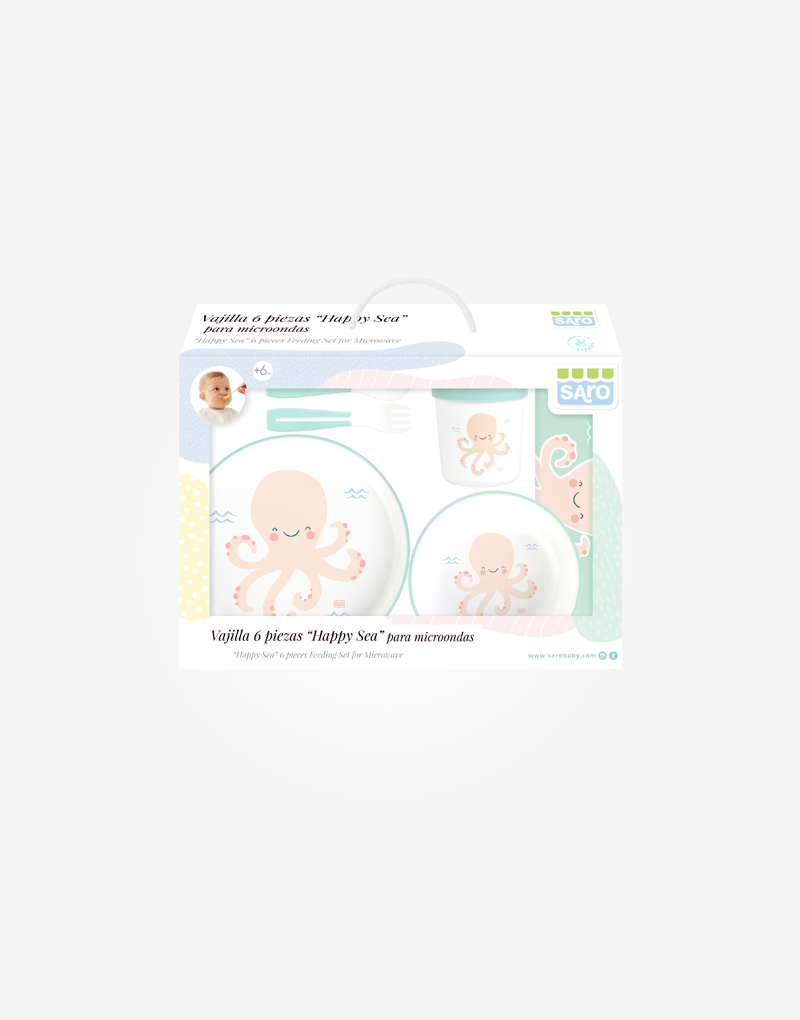 VAJILLA 6 PIEZAS "HAPPY SEA" - Imagen 4