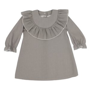 5115W22-Vestido "Lavanda" Marrón