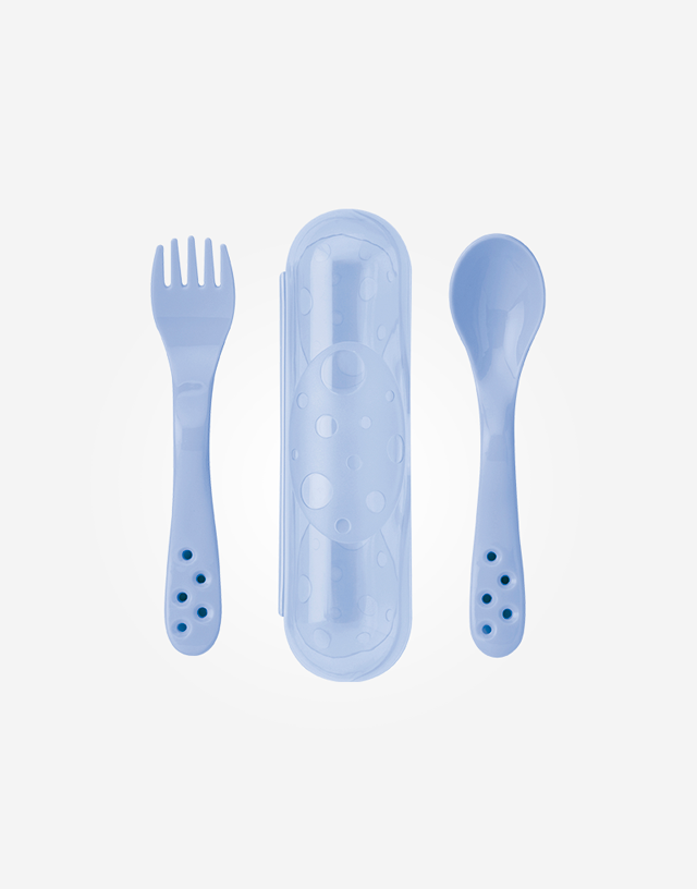 52104-Juego de Cubiertos con Estuche Azul