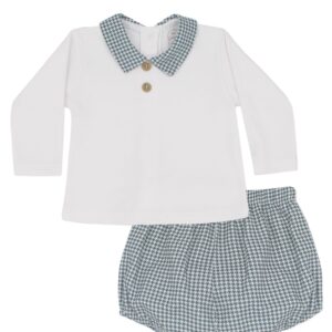 5714W22-Conjunto Pololo "Salvia" Verde