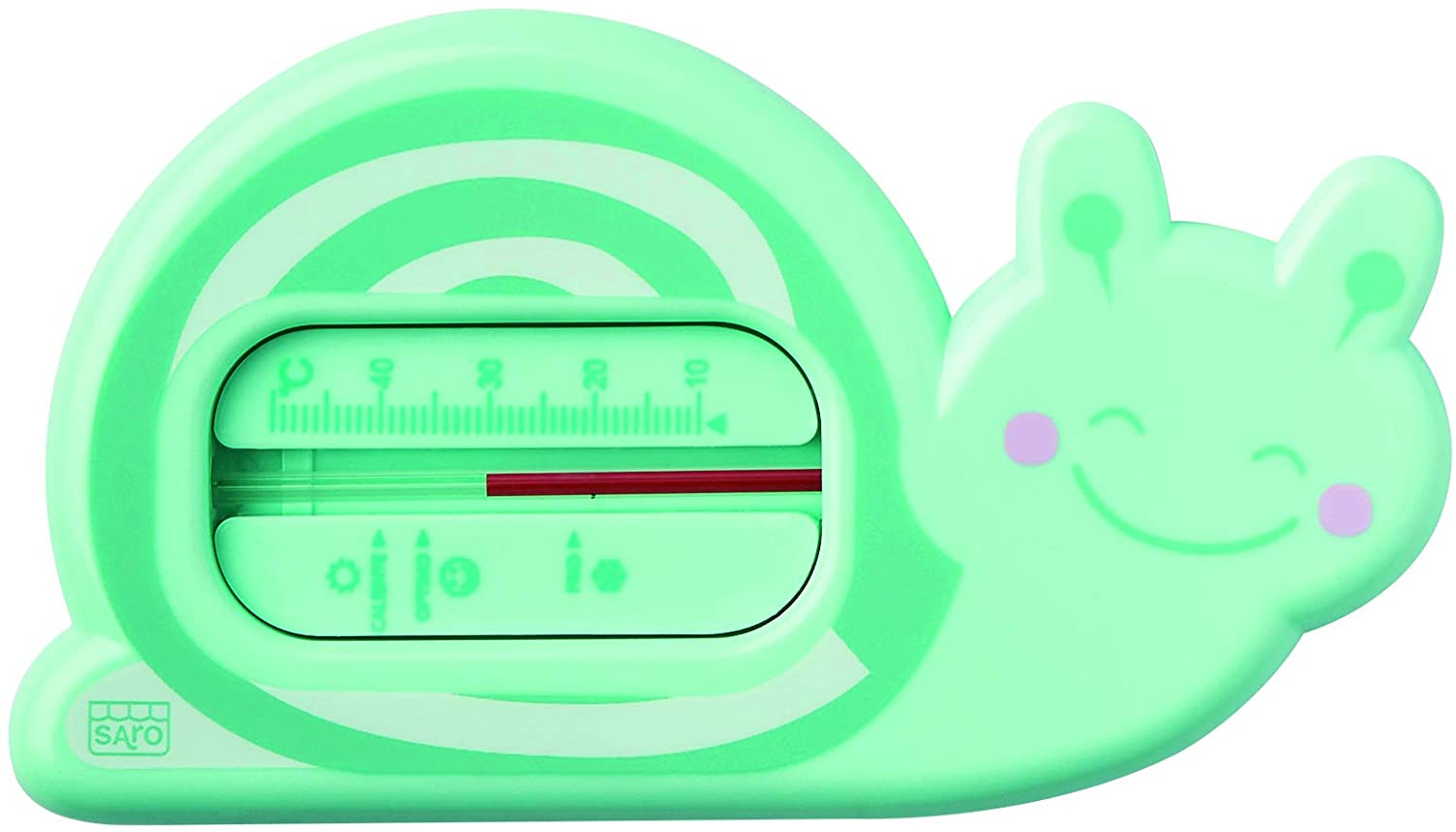 Termómetro Baño "Caracol" menta Saro