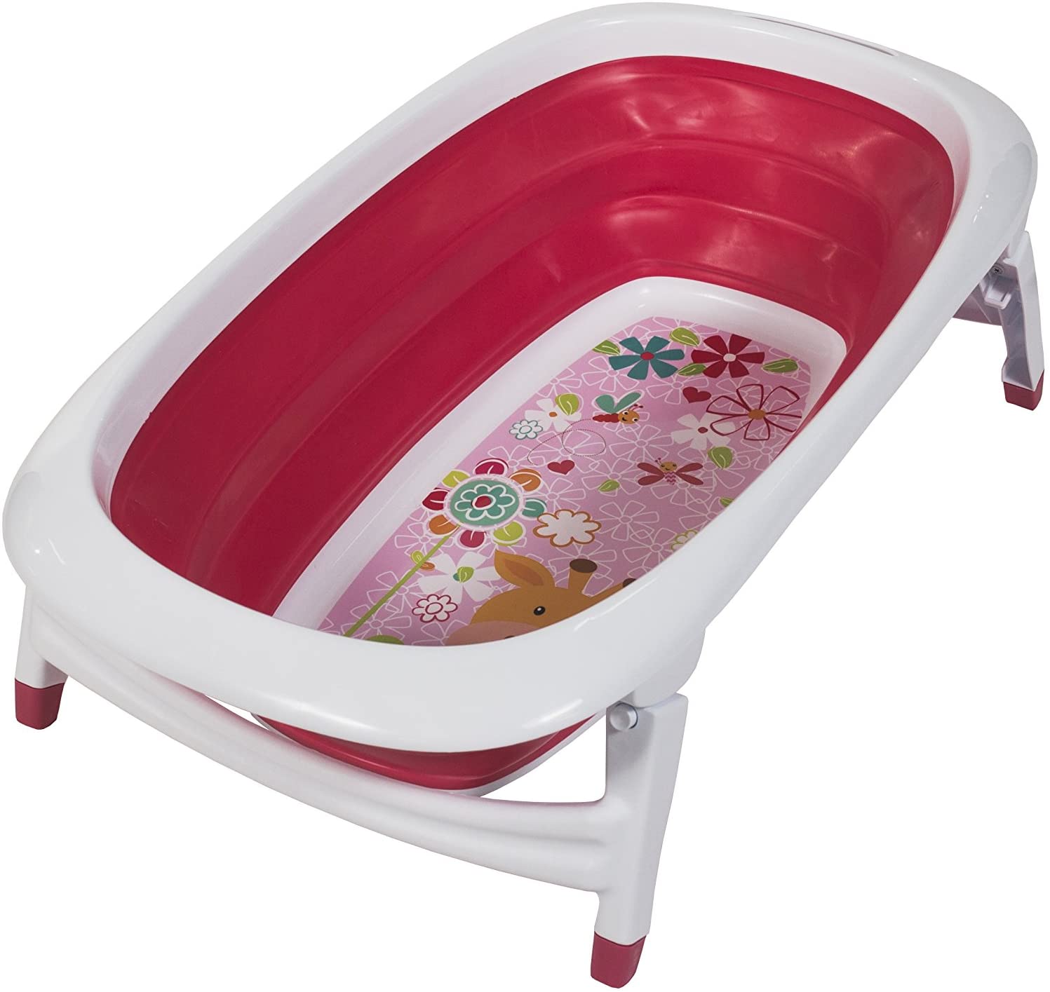 Bañera Plegable "Jungle" rosa - Imagen 3