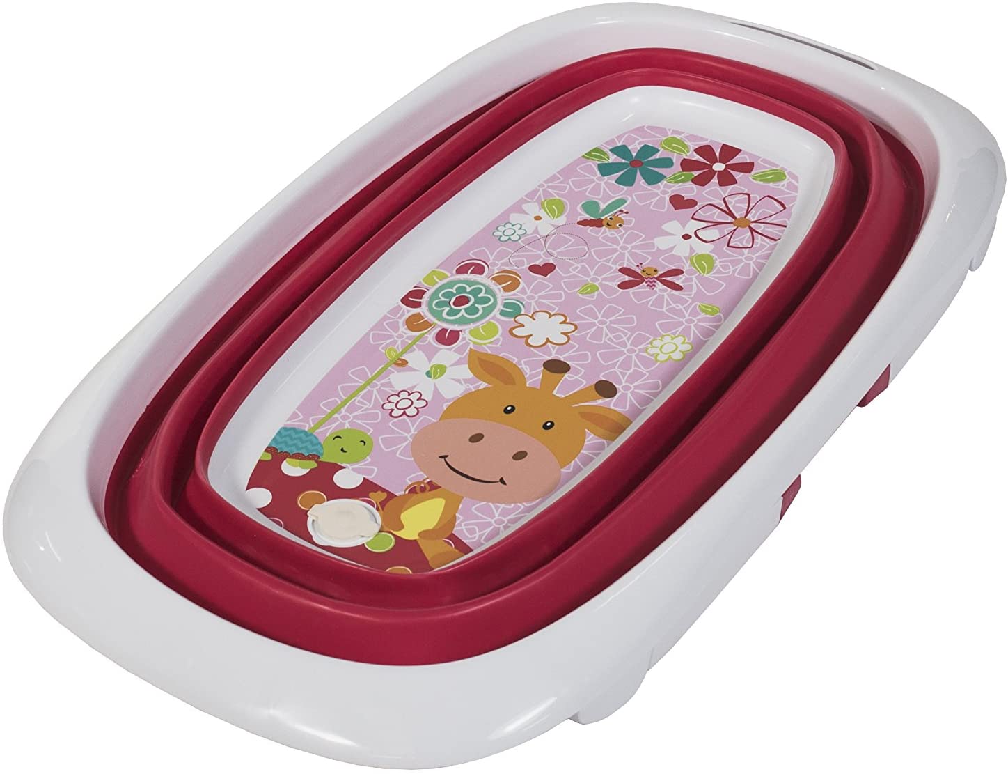 Bañera Plegable "Jungle" rosa - Imagen 2