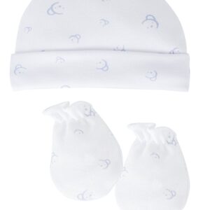 Pack Gorro y Manoplas "Osos" azul Calamaro