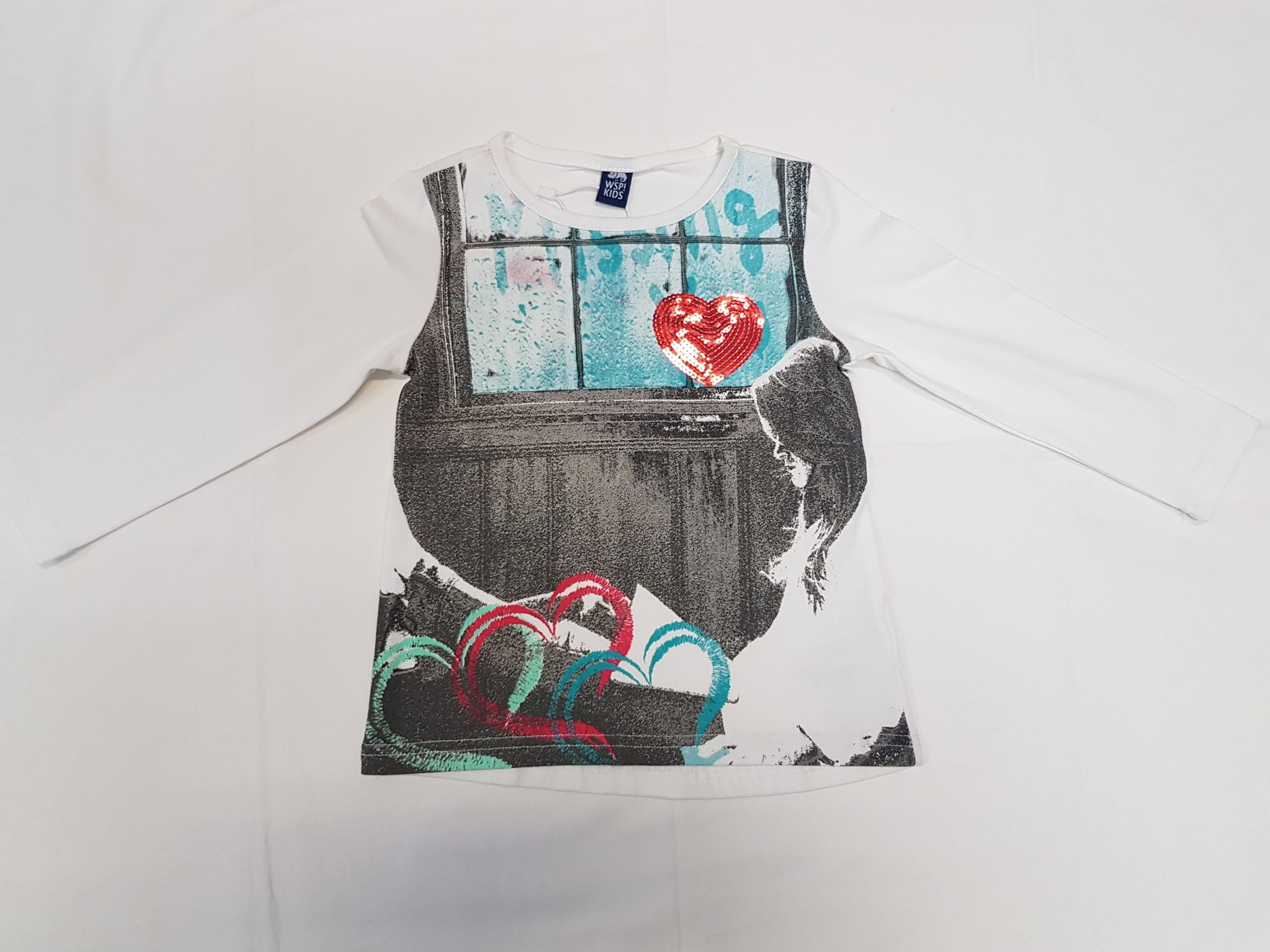 722343-Camiseta "Corazón" niña WSP! Kids