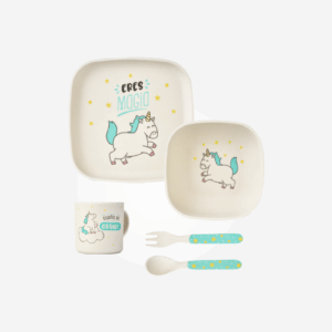 Vajilla de Bambú "Sueña en Grande" MR.Wonderful