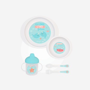 Vajilla 5 piezas "La Mar de Felices" MR.Wonderful