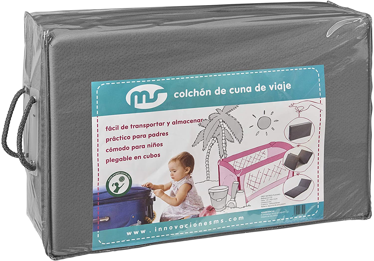 COLCHÓN CUNA DE VIAJE MS - Imagen 3