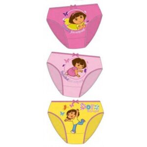 Pack 3 Braguitas "Dora la Exploradora"