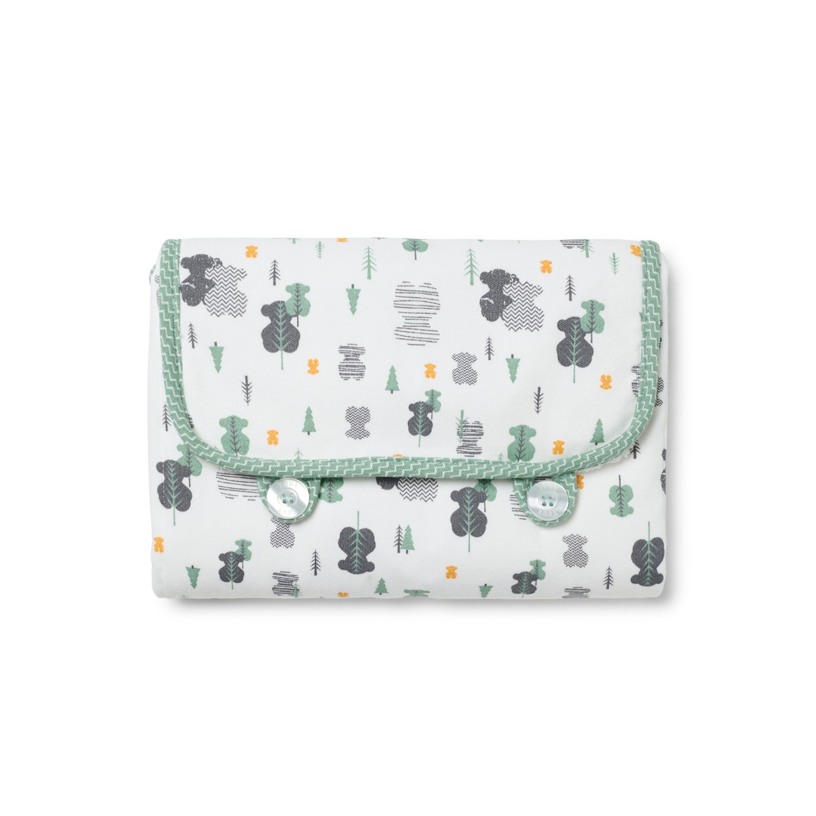 295826084-Cambiador de viaje "Jungle" verde Tous Baby