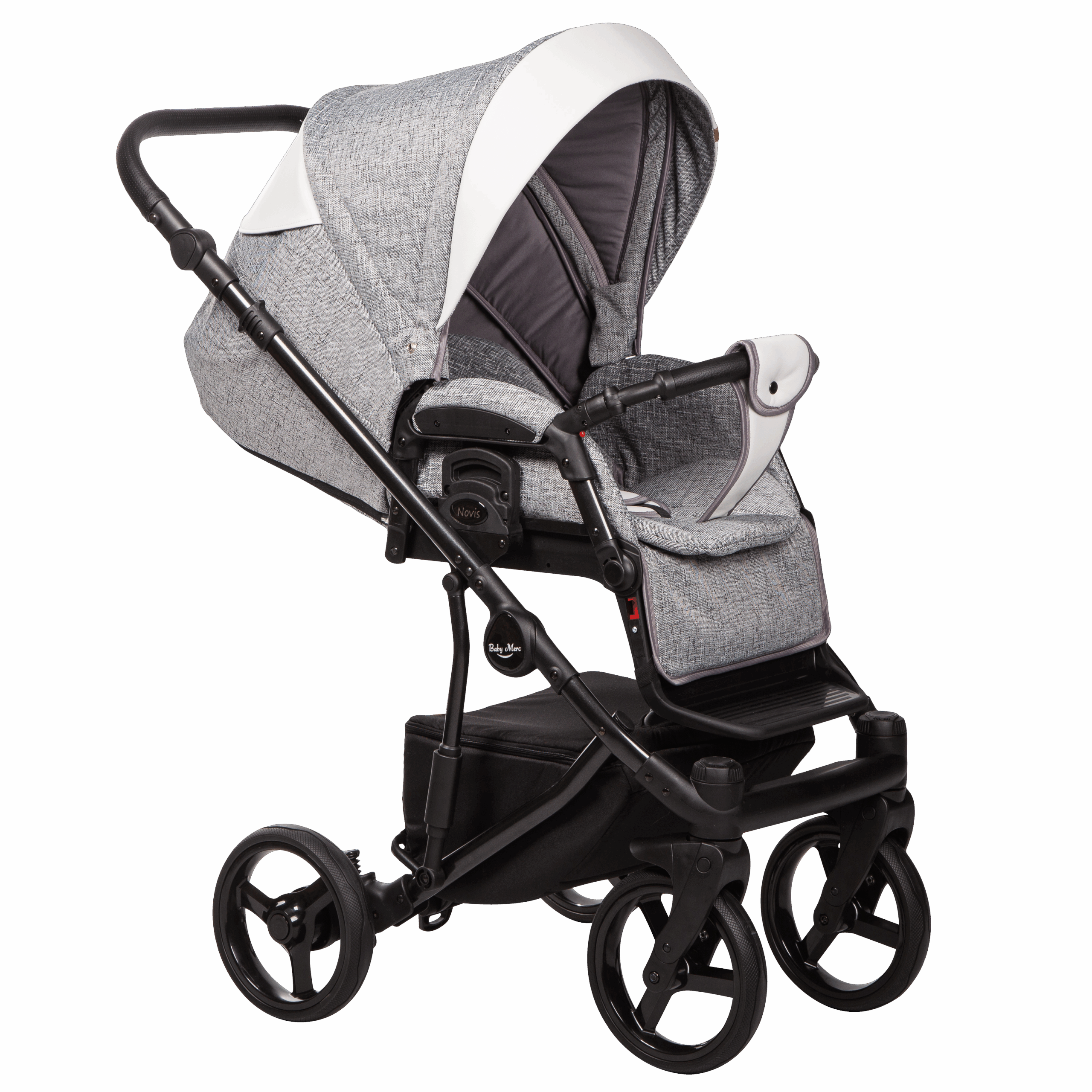 Novis "Trío" gris/blanco Baby Merc - Imagen 2