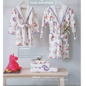 PAG-34.jpg Albornoz 100% algodón "Mod. Unicornio" Fiotex