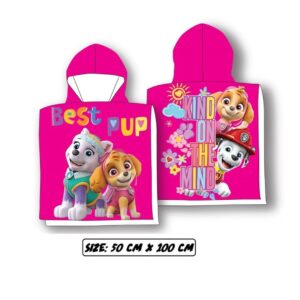 PUZH00019198.jpg Poncho Microfibra "Patrulla Canina" Niña