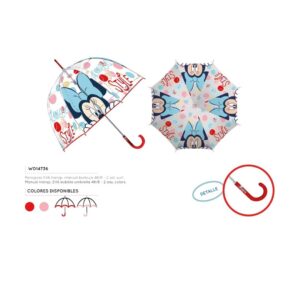 WD14736-Paraguas Transparente "Minney Mouse"
