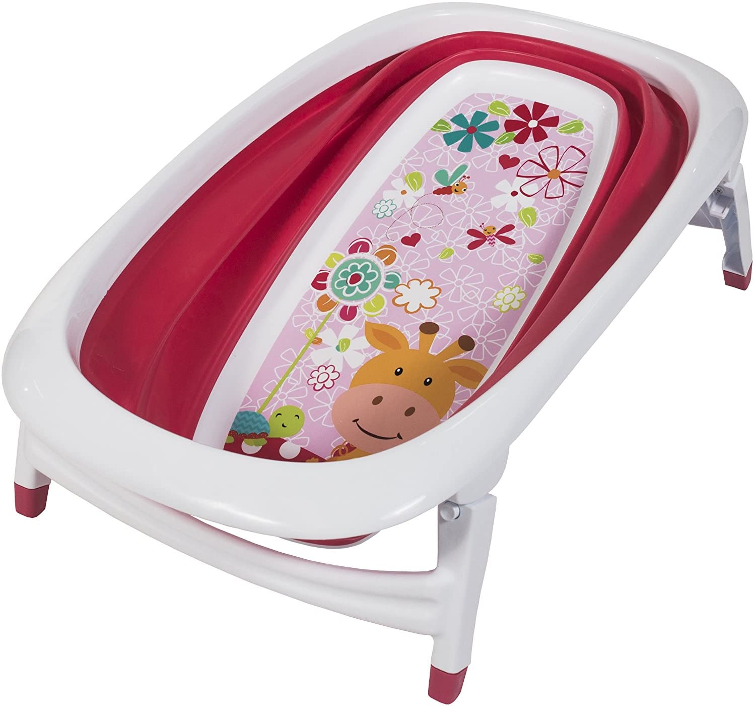 Bañera Plegable "Jungle" rosa
