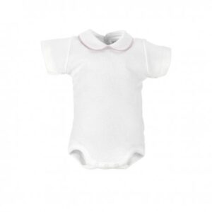 BODY CON CUELLO MANGA CORTA CROQUET ROSA CAMBRASS