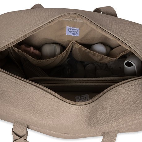 Bolsa Maternidad + Cambiador "Love" Beige - Imagen 5