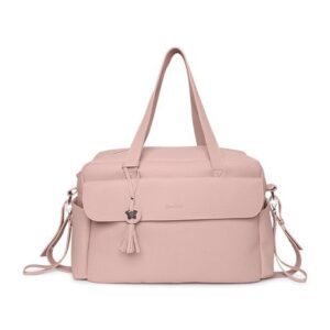 BOLSA MATERNIDAD+CAMBIADOR LOVE ROSA