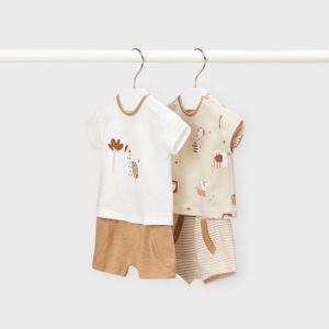 Conjunto 4piezas Corto Ecofriends Niño Mayoral