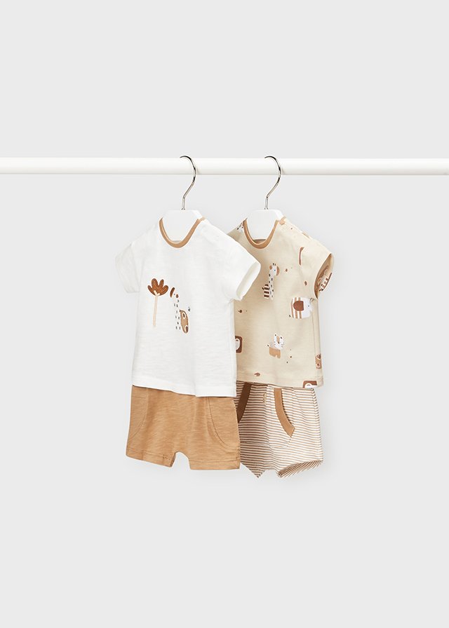 Conjunto 4piezas Corto Ecofriends Niño Mayoral